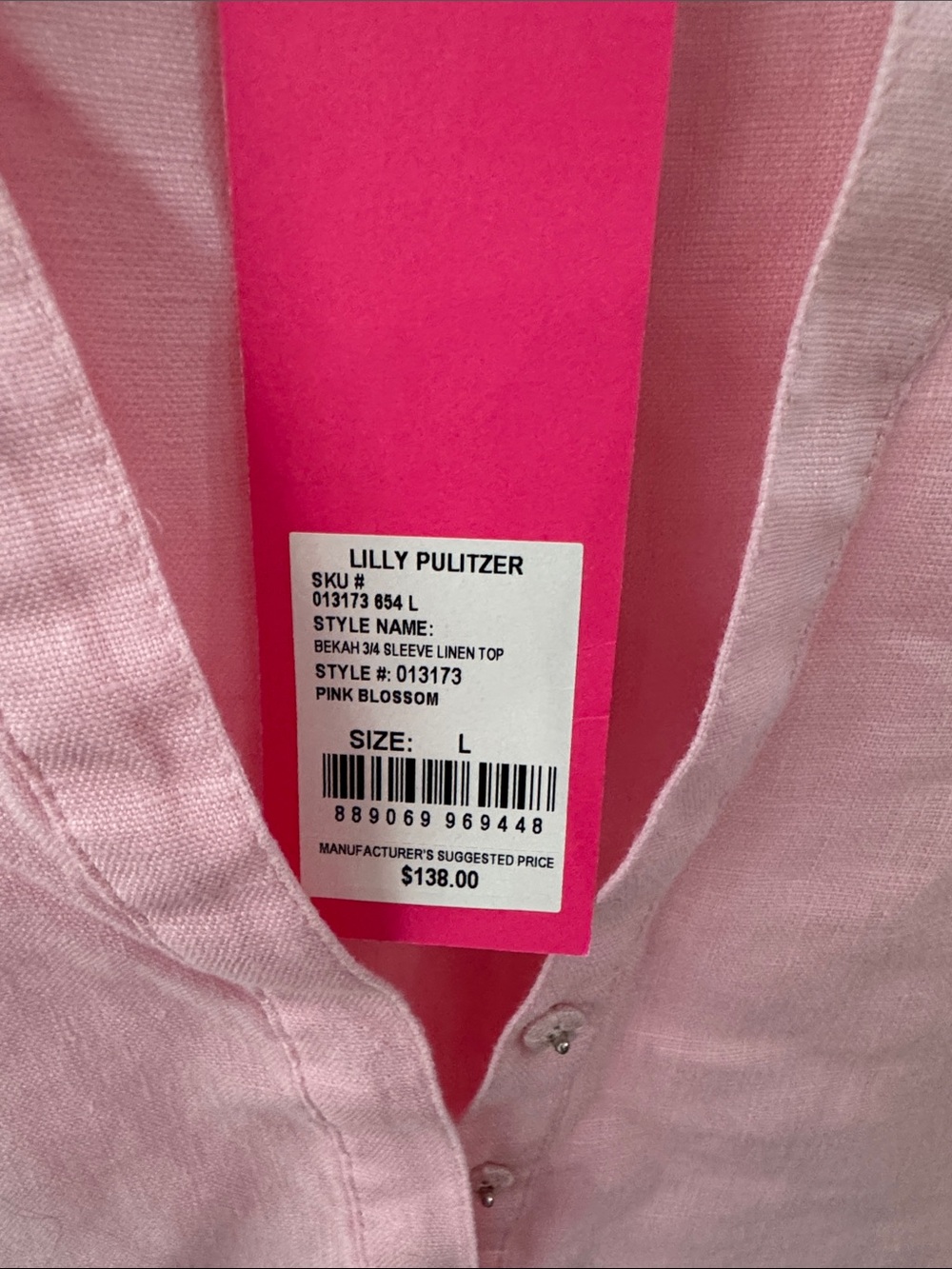 Lilly Pulitzer Light Pink Peplum Tunic Top - Picture 3 of 4